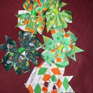 Vibrant St Patrick’s Day Hair Bow Collection